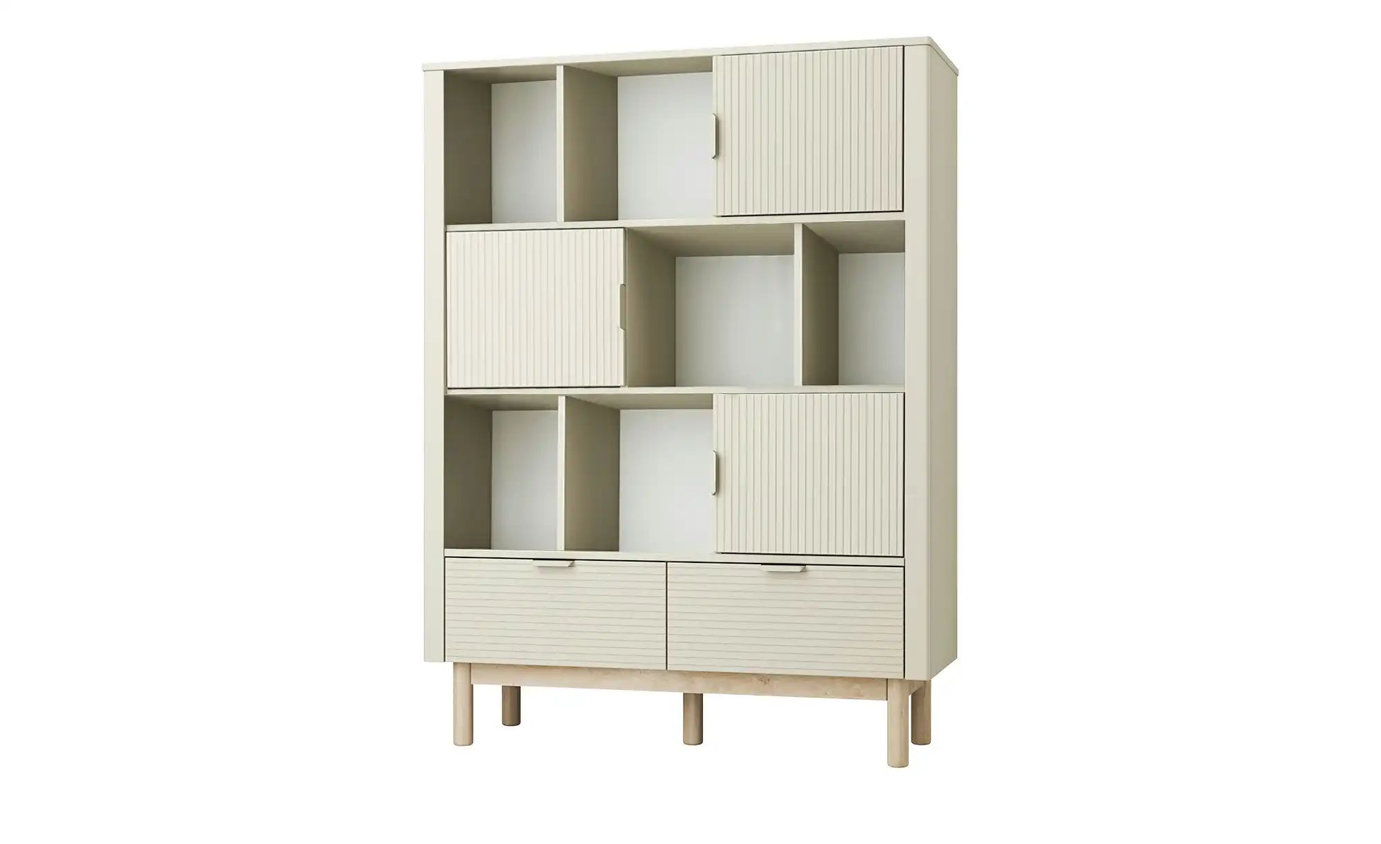 pinio Regal  Miloo ¦ beige ¦ Maße (cm): B: 120 H: 160 T: 42.0 Regale > Stan günstig online kaufen