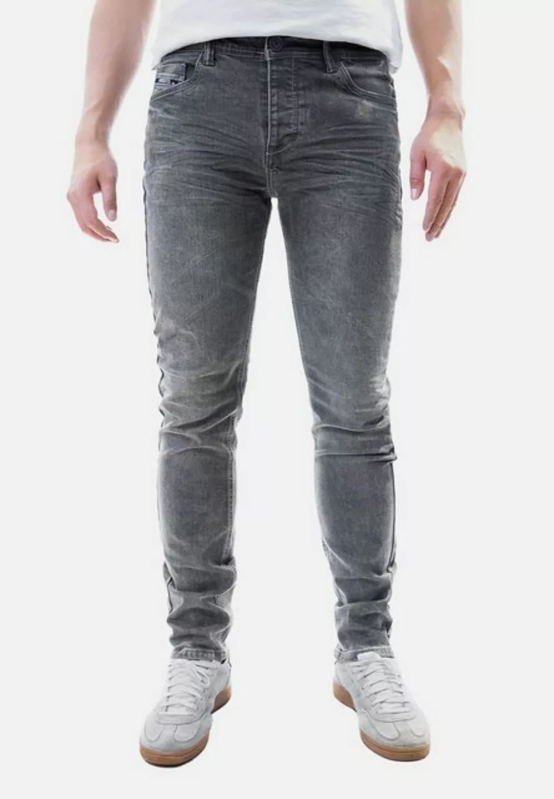 Jaylvis Regular-fit-Jeans Jeans Schlanke Passform 5-Pocket Design Khakifarb günstig online kaufen