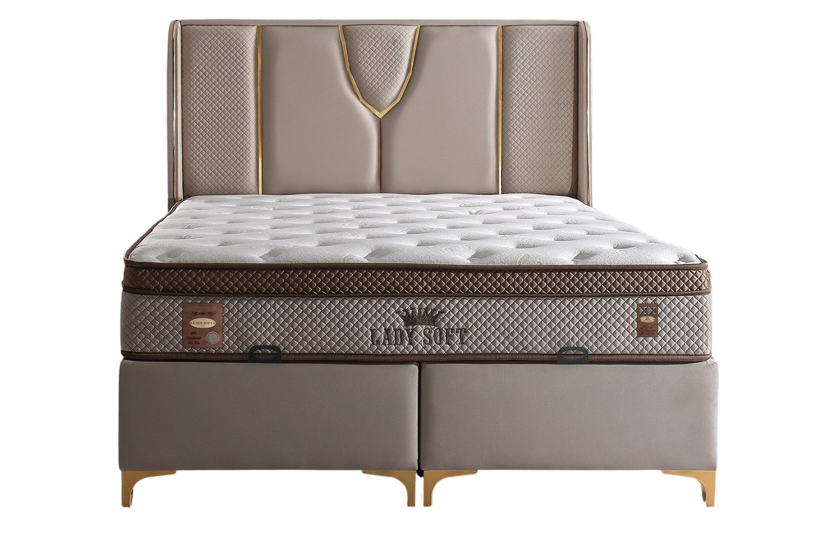 Villa Möbel Boxspringbett Soft Lady (Bett günstig online kaufen