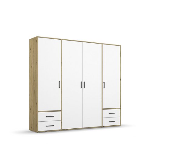 freiraum Drehtürenschrank Voyager 4 Schübe, 5 Böden, Eiche Artisan Dekor / günstig online kaufen