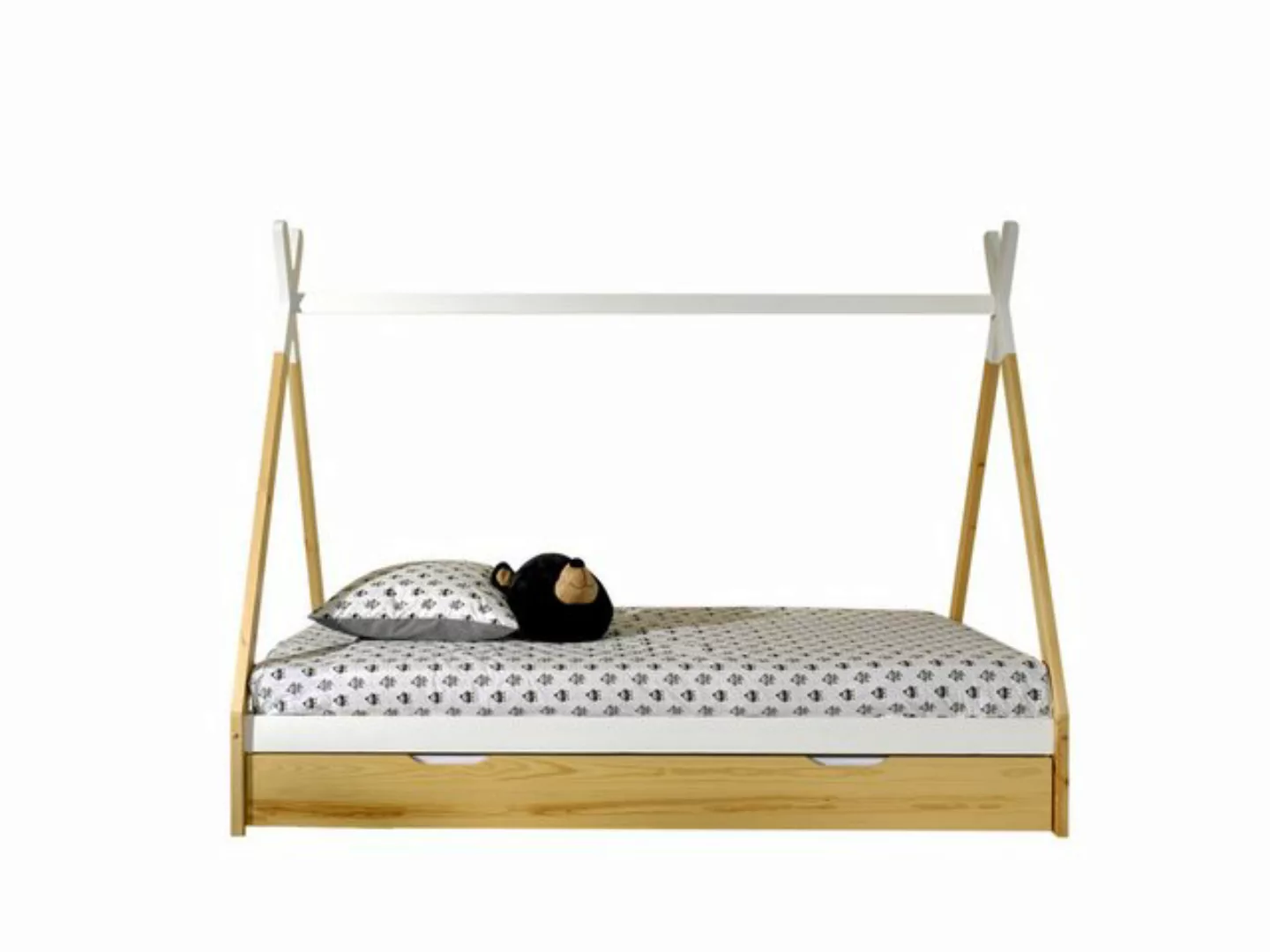 Vipack Kinderbett Tipi (Made in Europe), mit Rolllattenrost, wahlweise mit günstig online kaufen