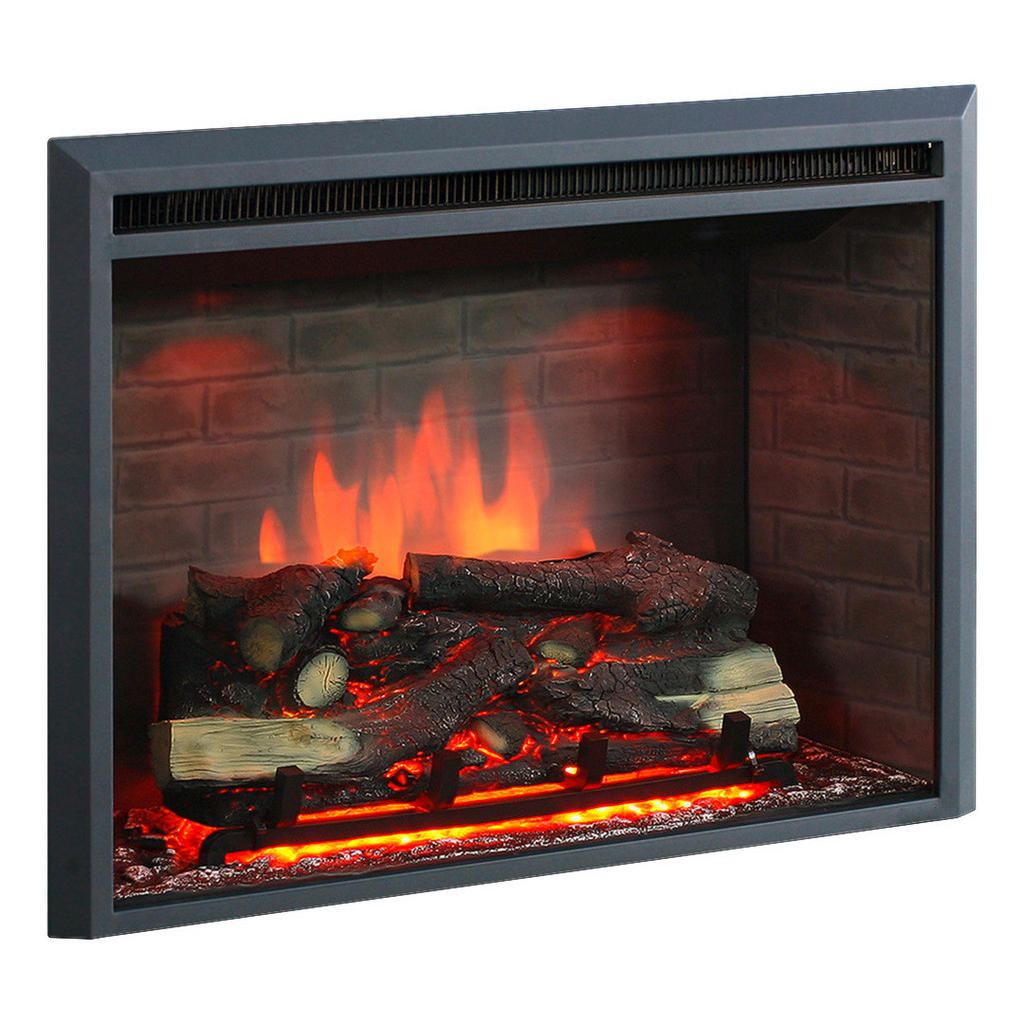 RICHEN Einbaukamin Calida 33' schwarz B/H/T: ca. 89x69x23 cm ca. 2 W günstig online kaufen