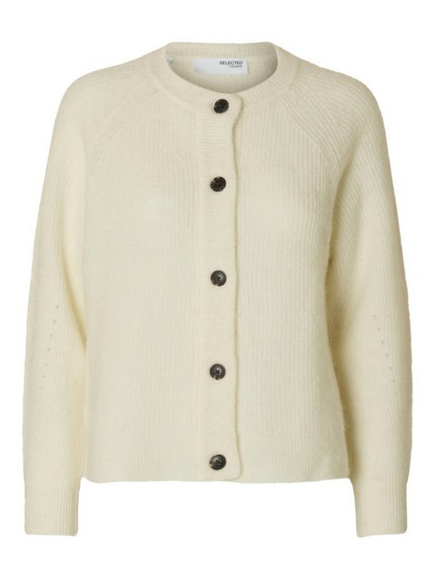 SELECTED FEMME Strickjacke SLFLULU (1-tlg) Lochmuster günstig online kaufen