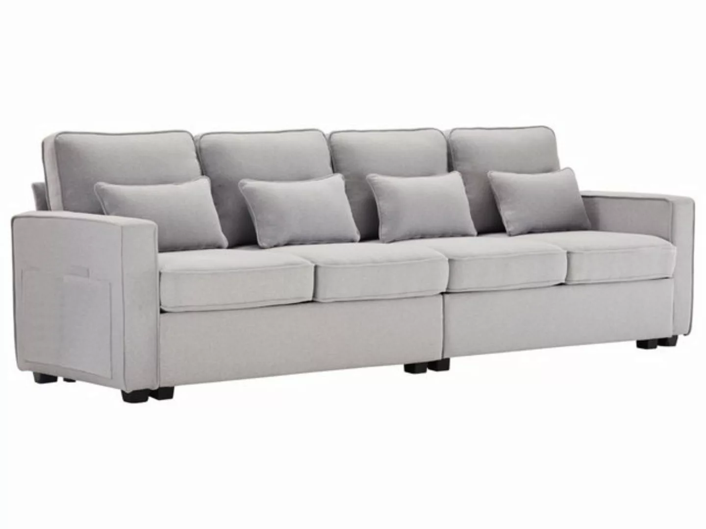 SeedWave Big-Sofa 4-Sitzer großes Sofa, 264cm breites Leinen-Polstersofa, R günstig online kaufen