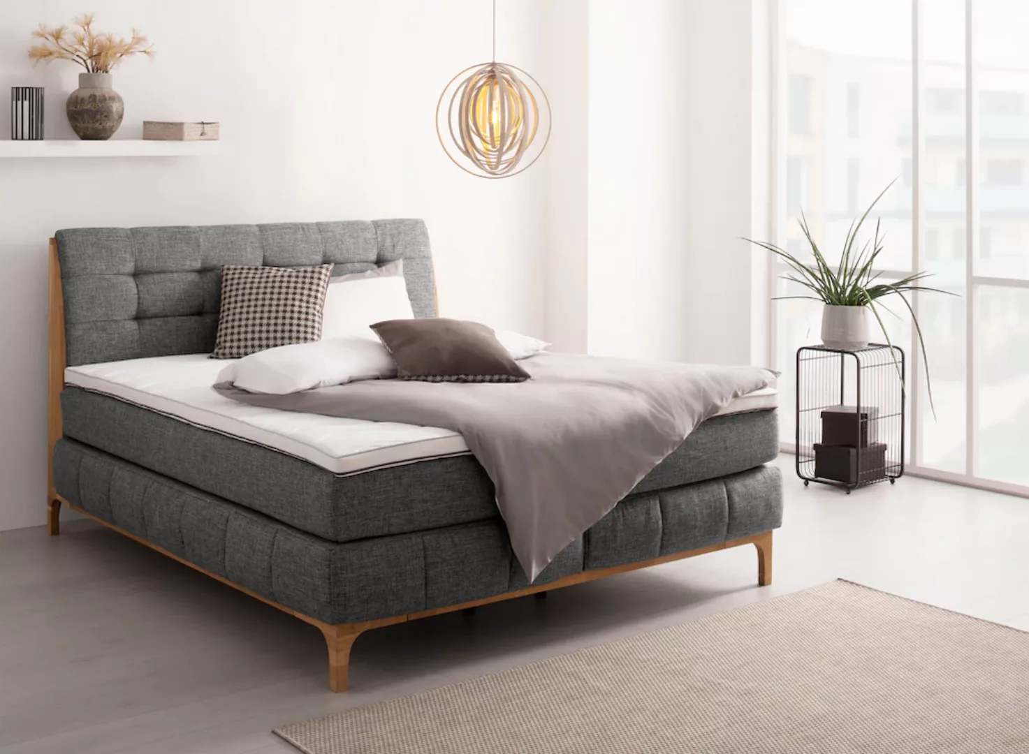 OTTO products Boxspringbett "Jelle", (5 St.) günstig online kaufen