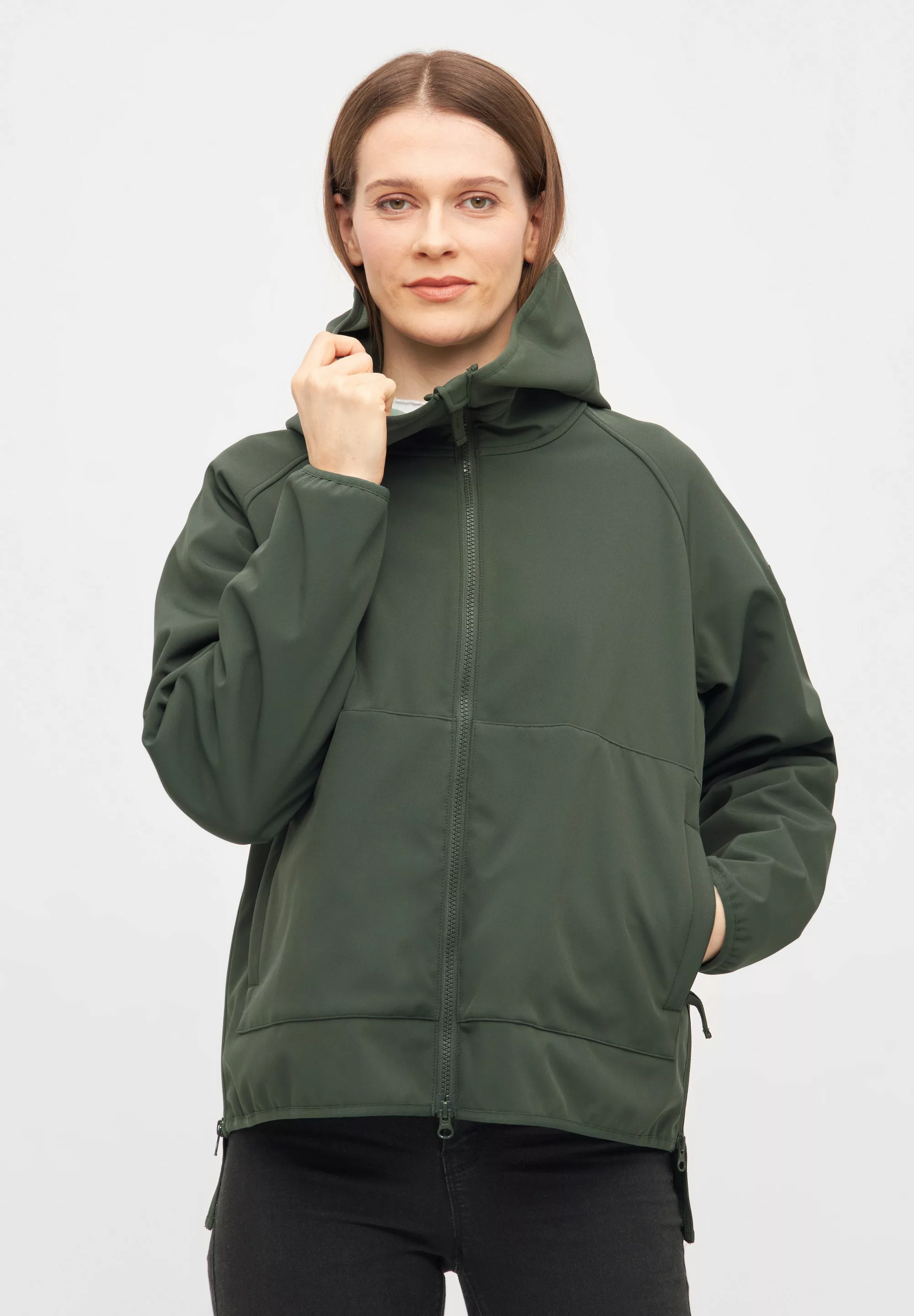 Derbe Softshelljacke "Peutby", PVC und PFC frei, wasserabweisend, winddicht günstig online kaufen