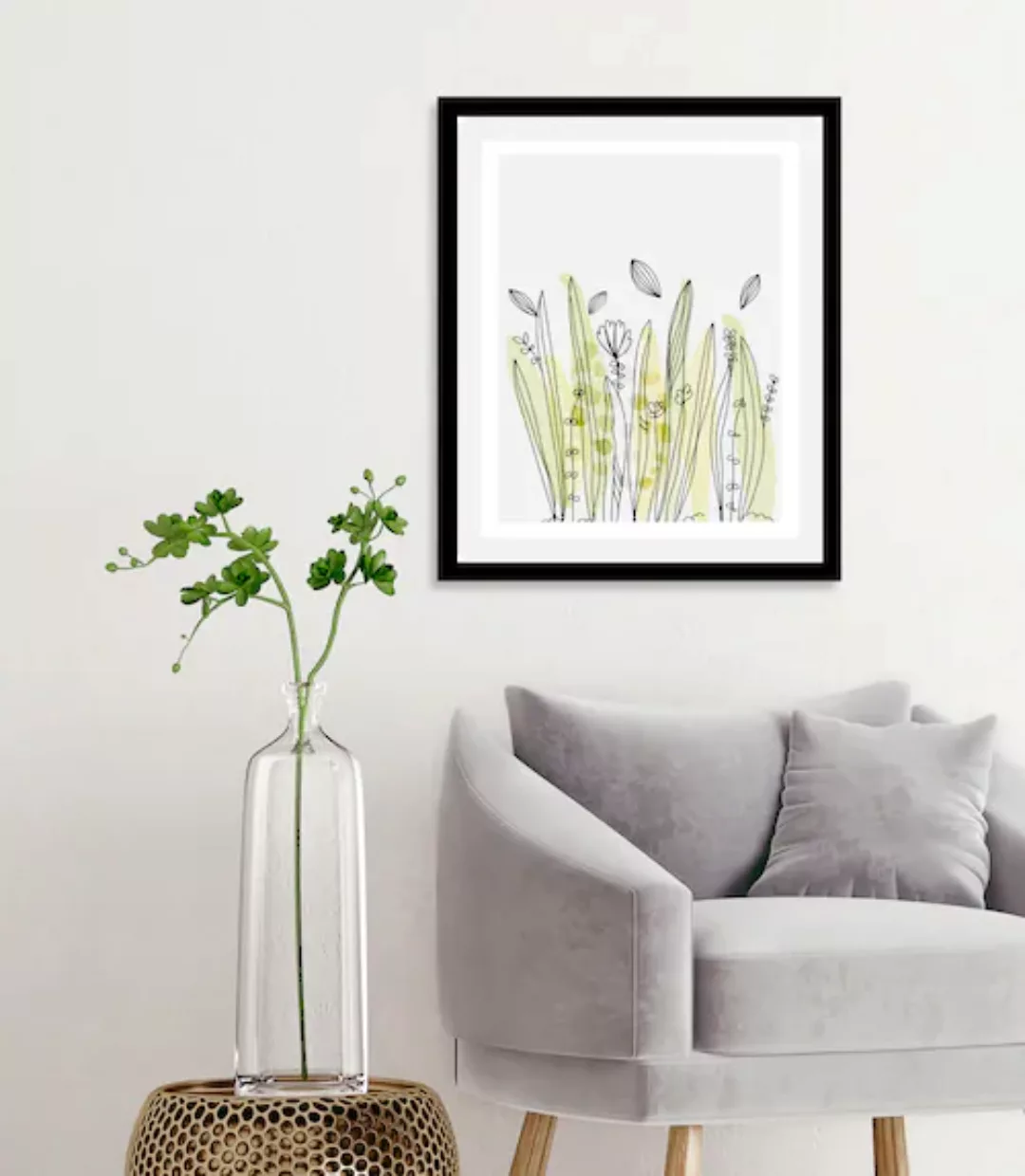 queence Bild "Fila", Blumen, (1 St.), gerahmt günstig online kaufen