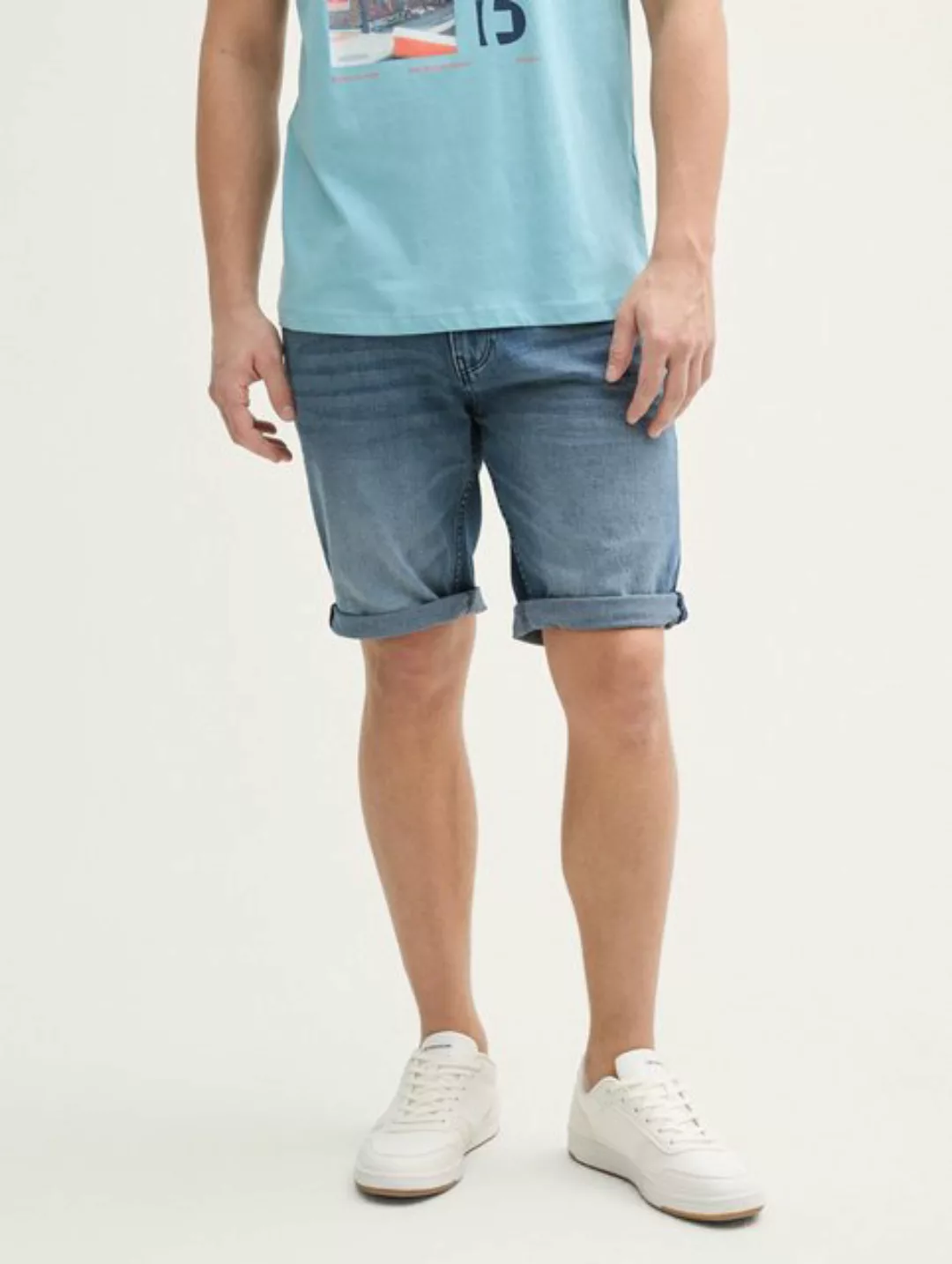 TOM TAILOR Denim Shorts TTPIERS Slim Jeans Shorts mit Stretch günstig online kaufen