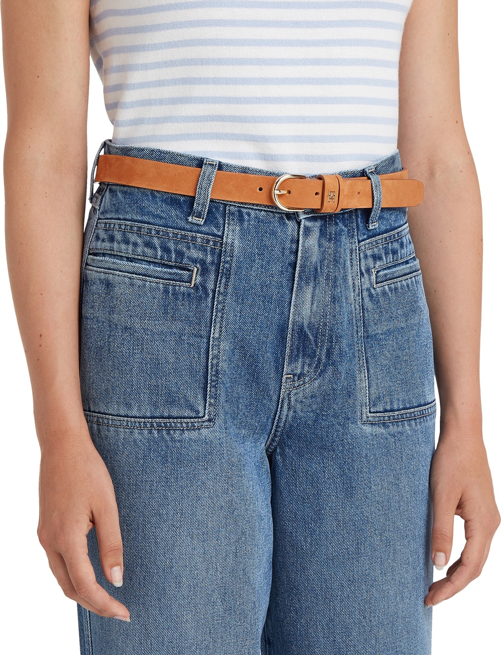 Tommy Hilfiger Ledergürtel "ESSENTIAL EFFORTLESS 2.5 NUBUCK", Größenverstel günstig online kaufen