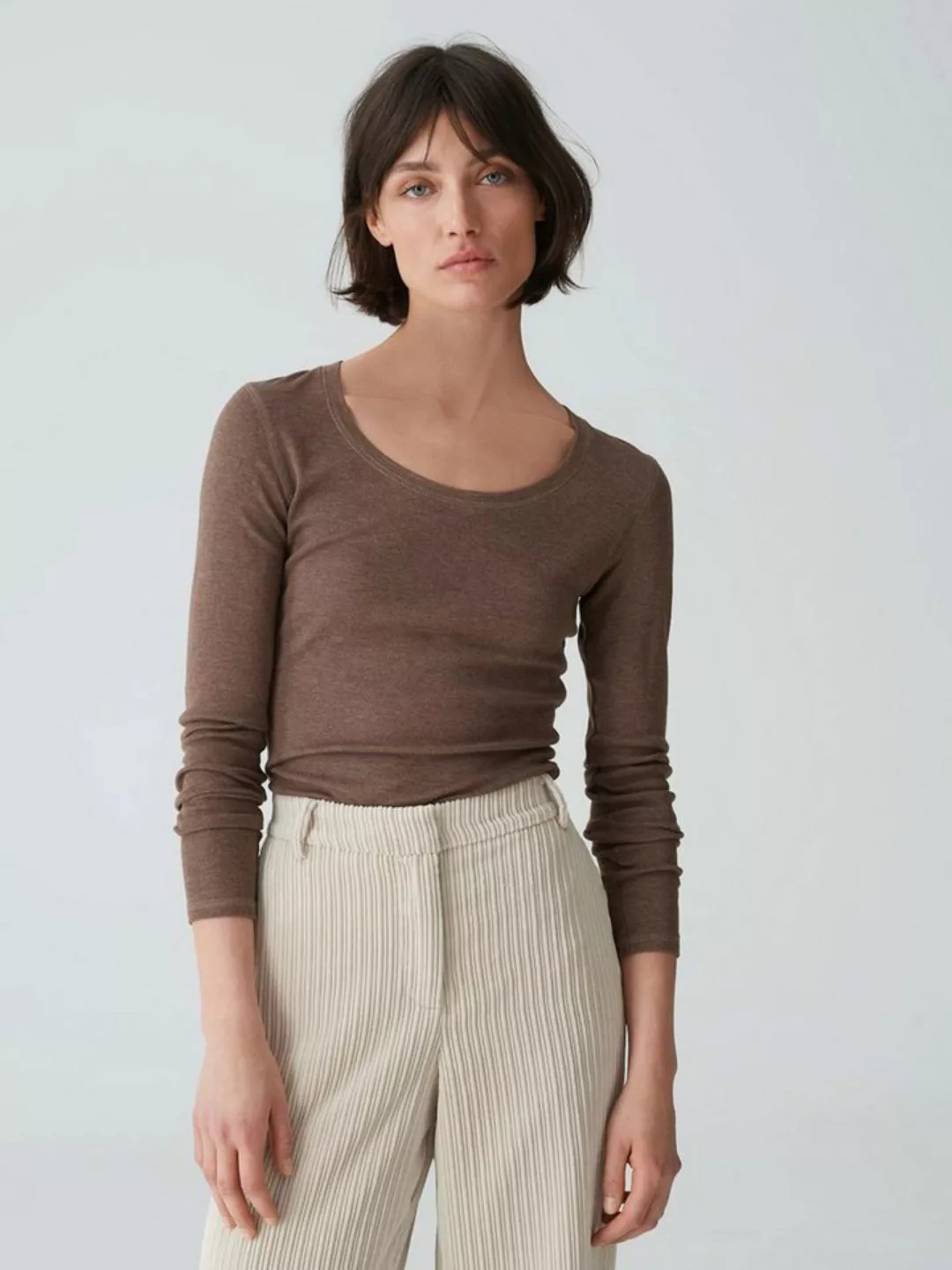 OPUS Langarmshirt Sorana (1-tlg) Plain/ohne Details günstig online kaufen