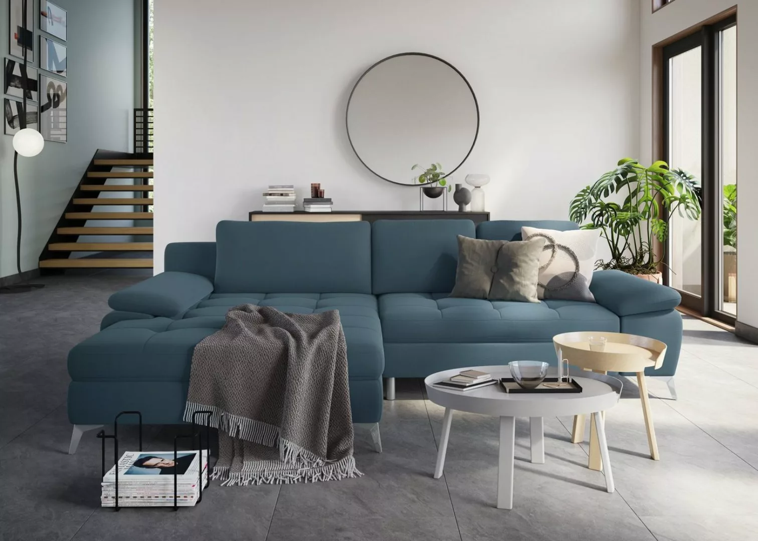 sit&more Ecksofa Latigo L-Form, mit Mega-Recamiere, wahlweise mit Bettfunkt günstig online kaufen