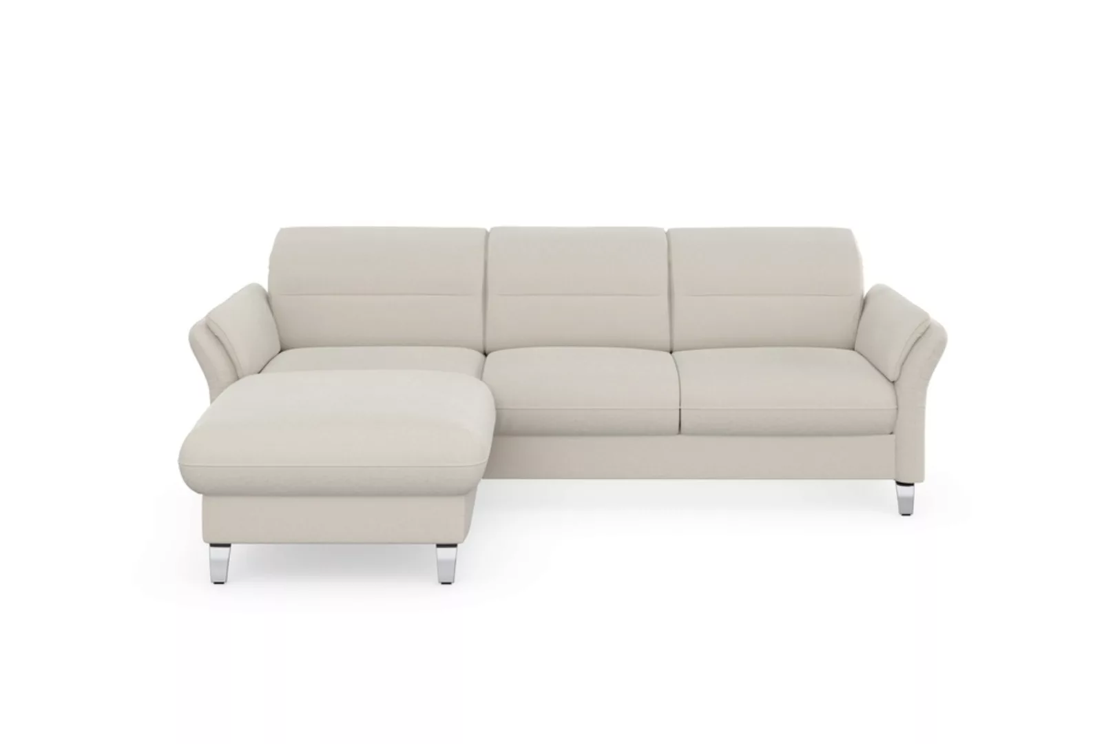 sit&more Ecksofa »Grenoble L-Form mit Federkern«, wahlweise mit Bettfunktio günstig online kaufen