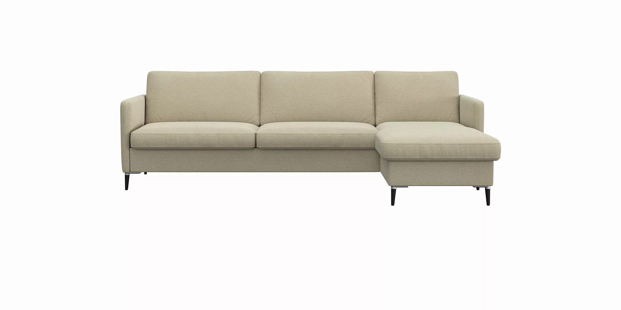 FLEXLUX Ecksofa »Fiore, super Sitzkomfort durch Kaltschaum im Sitz, L-Form« günstig online kaufen