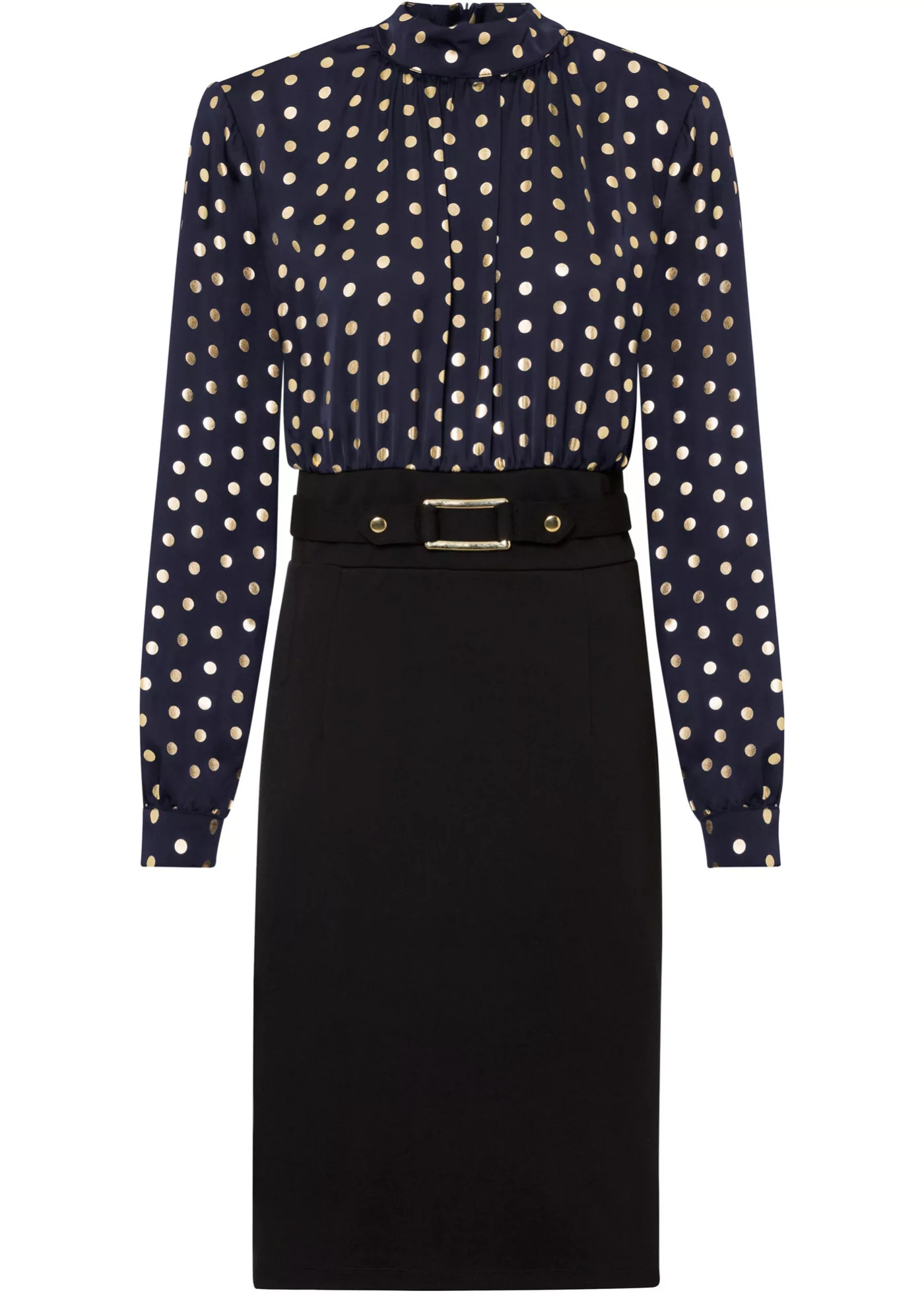 Kleid mit Polka-Dots günstig online kaufen