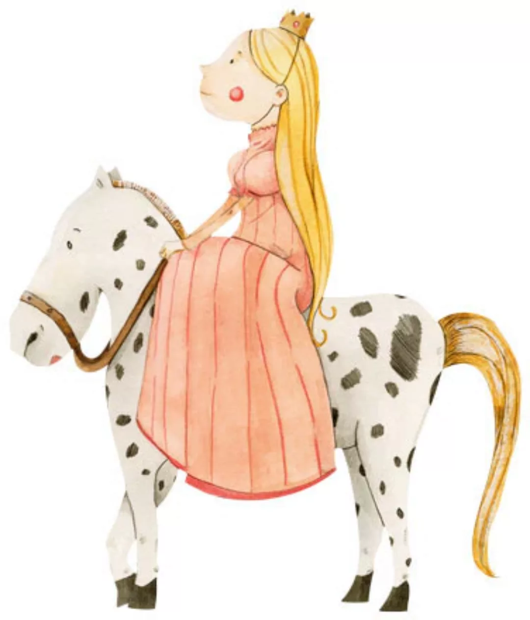 Wall-Art Wandtattoo "Pferd und Prinzessin unterwegs", (1 St.) günstig online kaufen