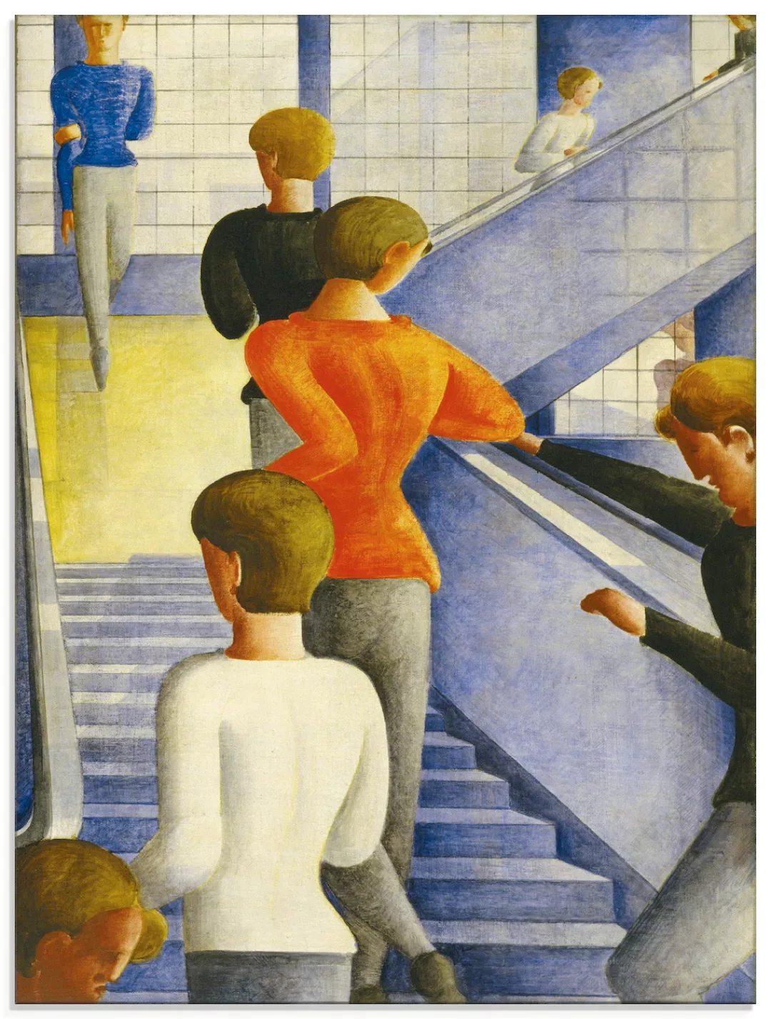 Artland Glasbild "Bauhaustreppe. 1932", Gruppen & Familien, (1 St.) günstig online kaufen
