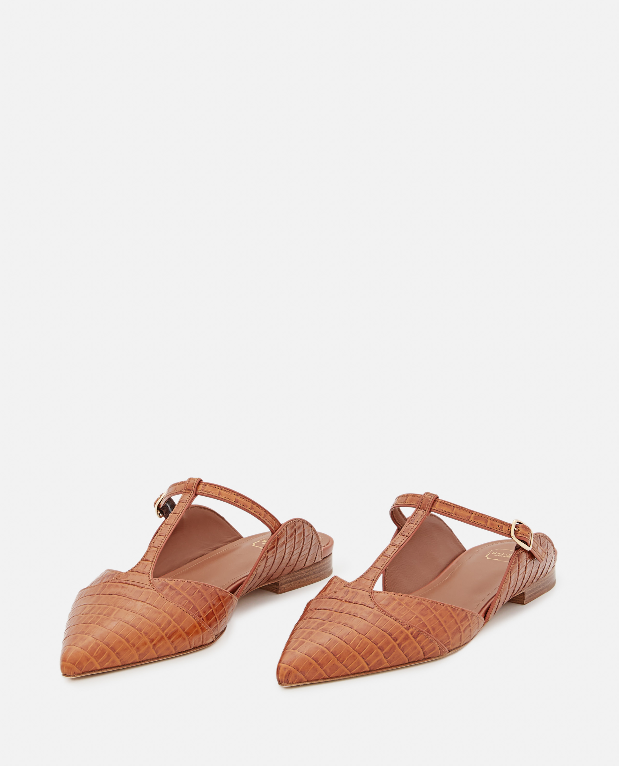 IMOGEN CROC LEATHER FLAT MULES günstig online kaufen