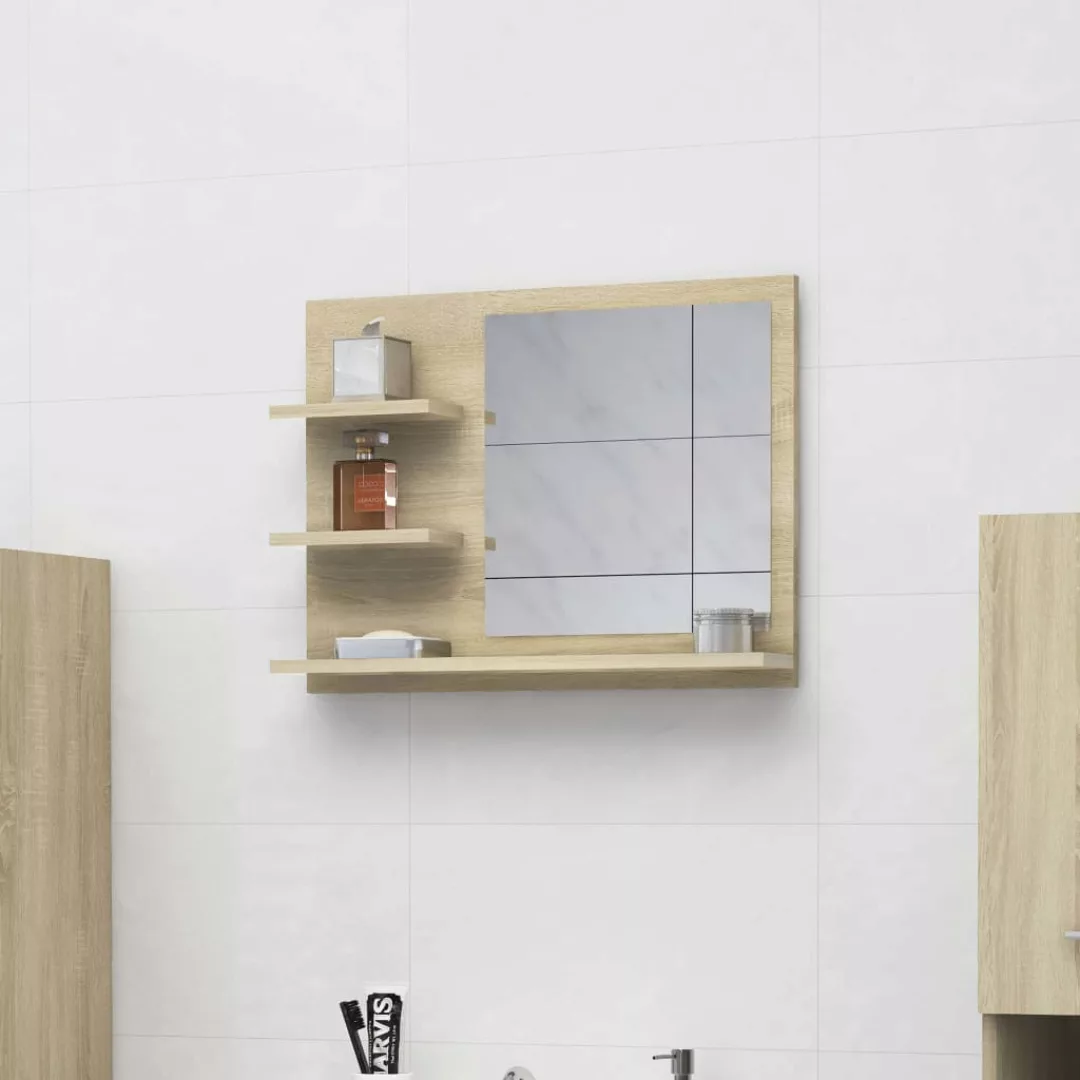 Badspiegel Sonoma-eiche 60x10,5x45 Cm Spanplatte günstig online kaufen