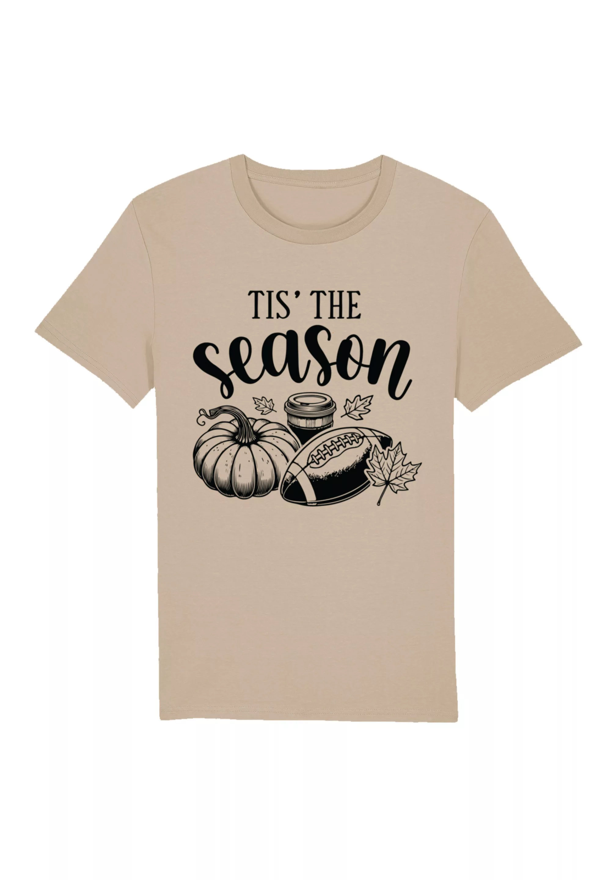 F4NT4STIC T-Shirt "Fall pumpkin coffe football its the Season", Premium Qua günstig online kaufen