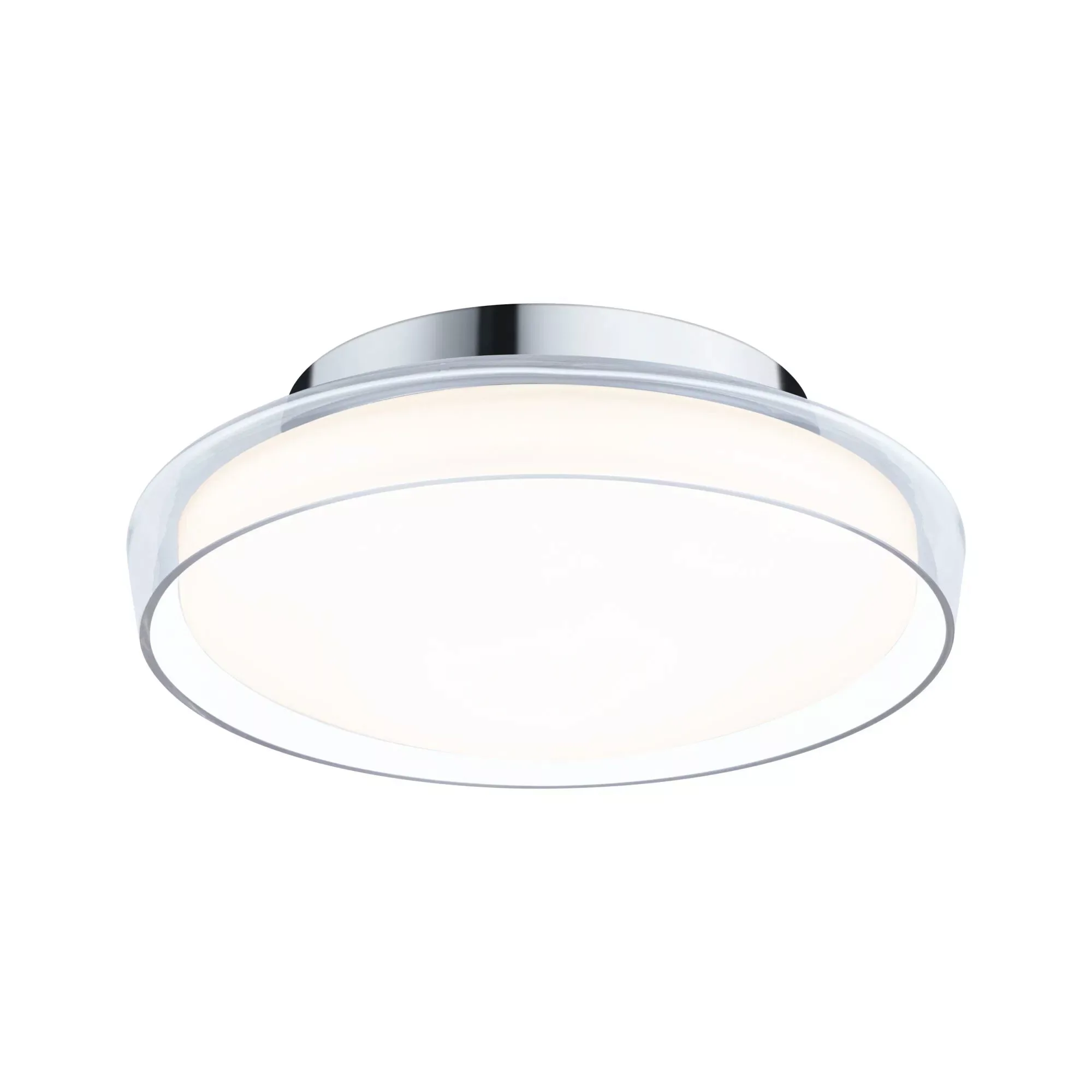 Paulmann Luena LED-Deckenleuchte IP44 chrom Ø25cm günstig online kaufen