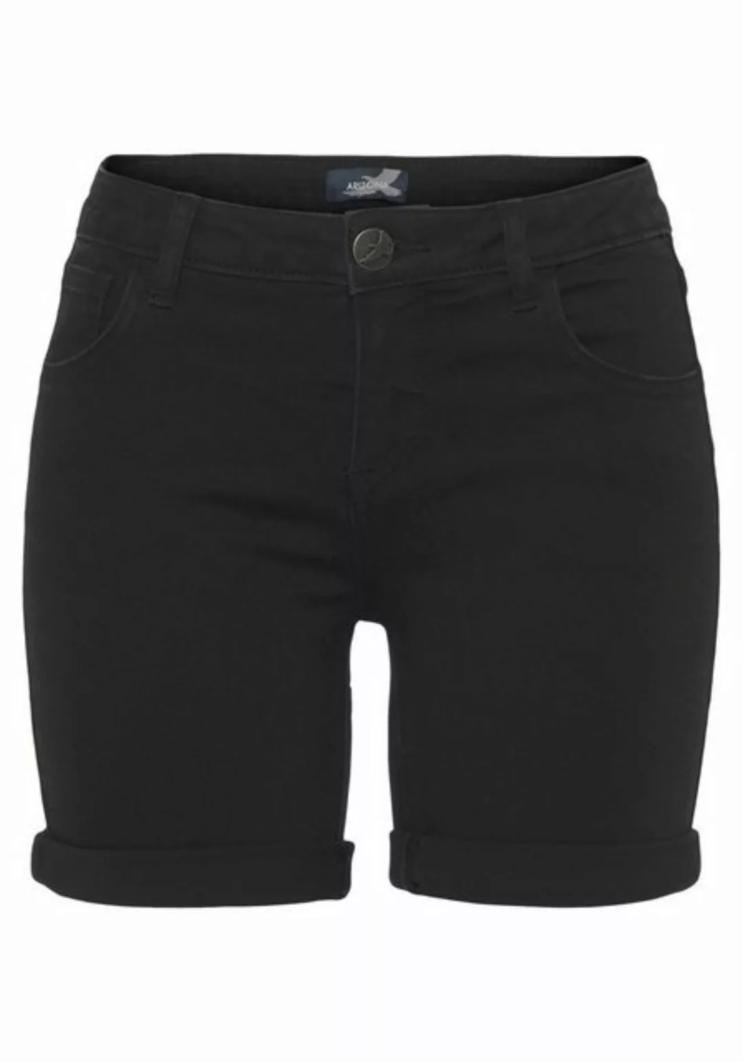 Arizona Jeansshorts Ultra-Stretch extra eng geschnitten, krempelbare Beinab günstig online kaufen