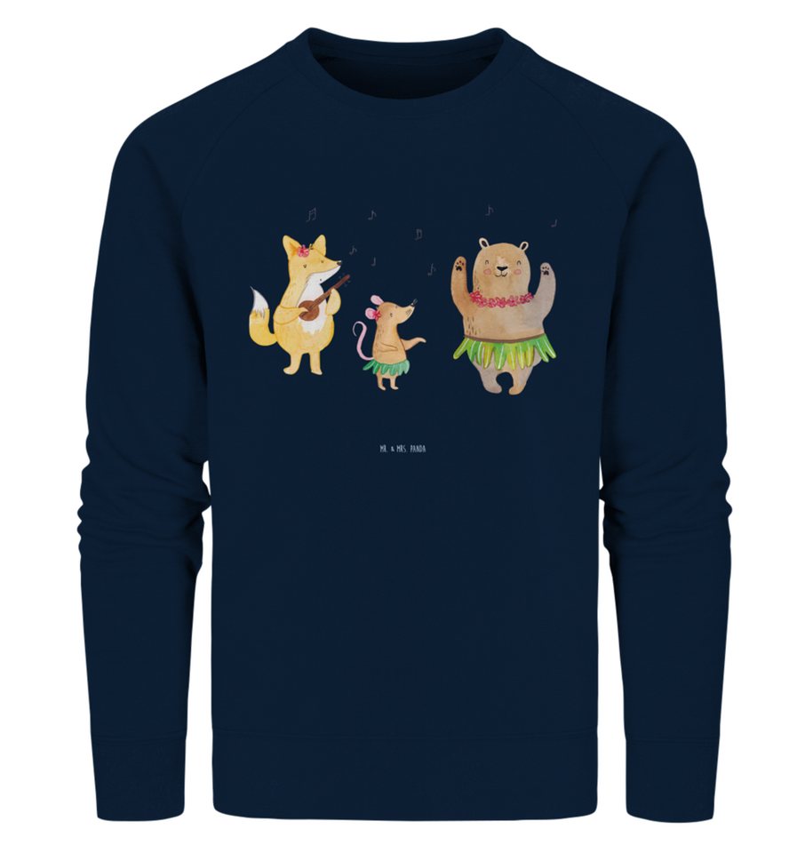 Mr. & Mrs. Panda Longpullover Größe XS Waldtiere Aloha - French Navy - Gesc günstig online kaufen