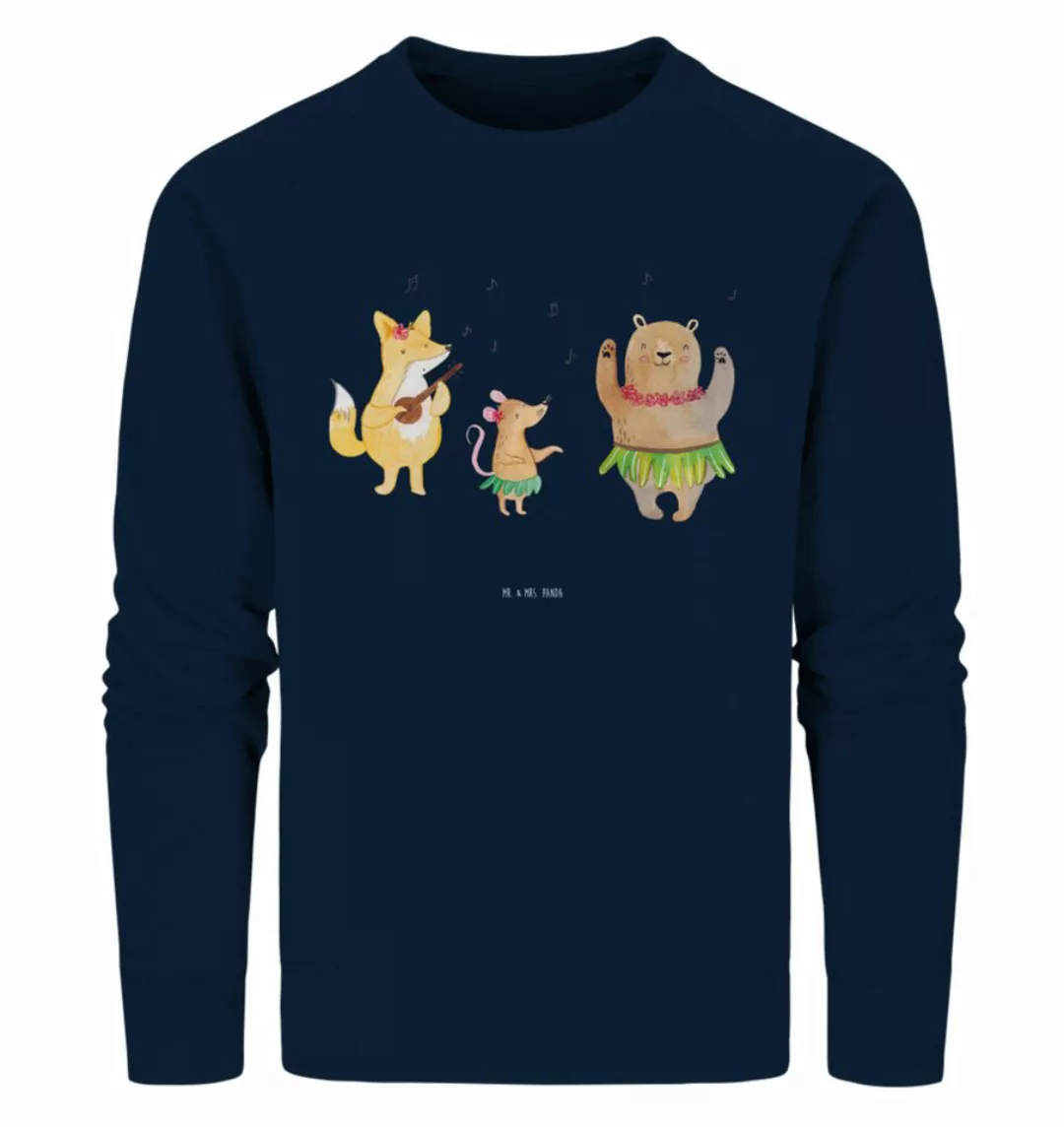 Mr. & Mrs. Panda Longpullover Größe XL Waldtiere Aloha - French Navy - Gesc günstig online kaufen