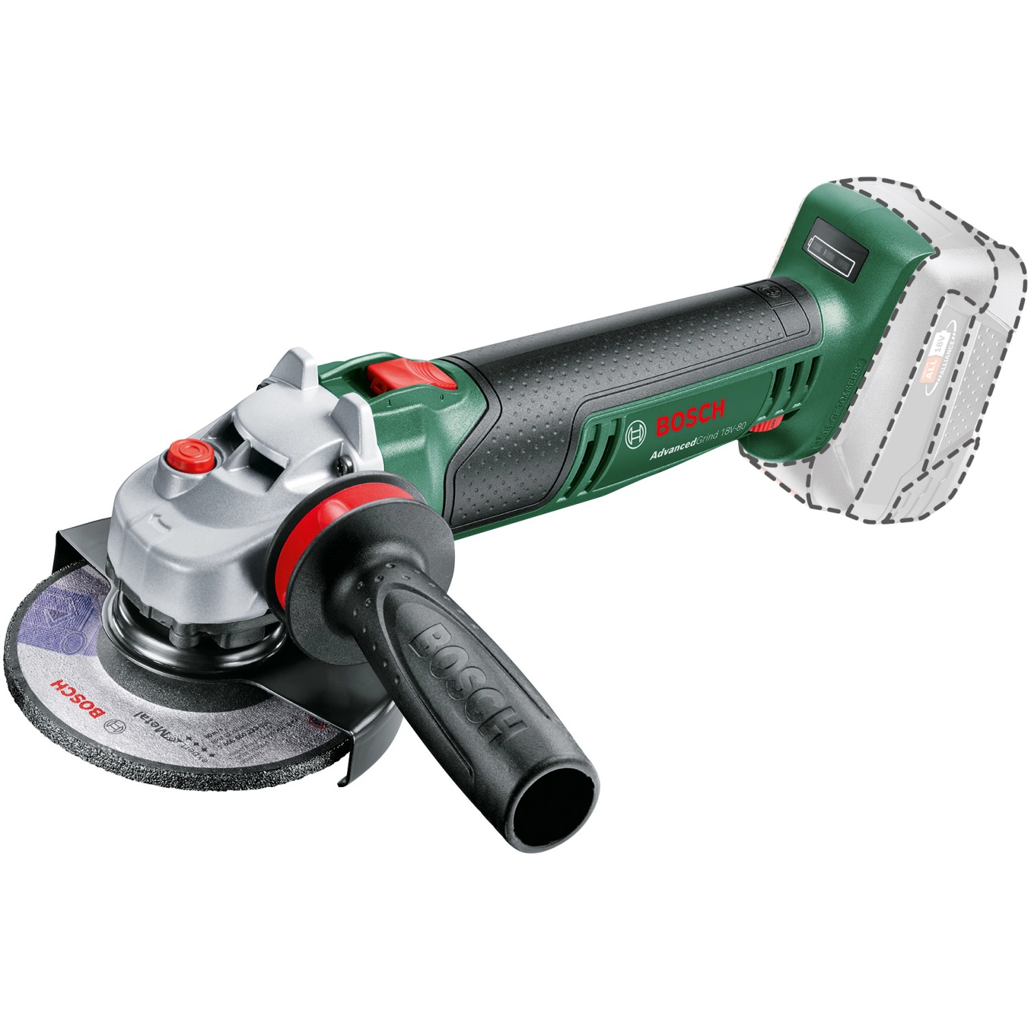 Bosch Akku-Winkelschleifer Advanced Grind 18V-80 Solo günstig online kaufen