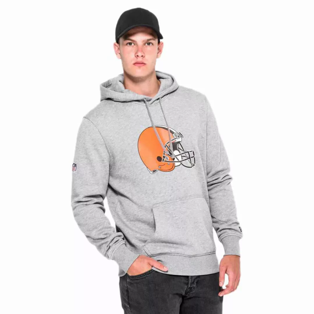 New Era Nfl Team Logo Cleveland Browns Kapuzenpullover 4XL Grey günstig online kaufen