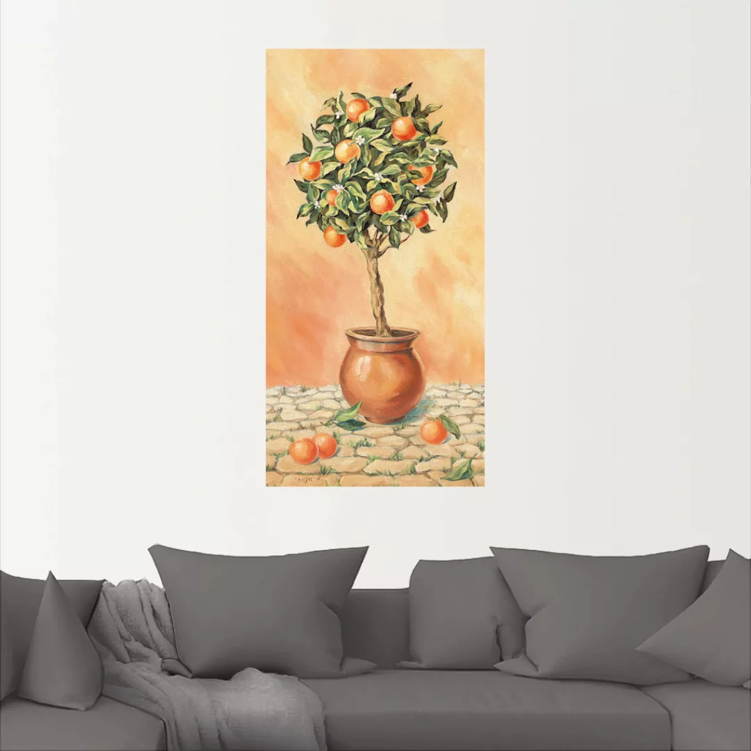 Artland Wandbild »Orangenbaum I«, Pflanzen, (1 St.), als Alubild, Outdoorbi günstig online kaufen