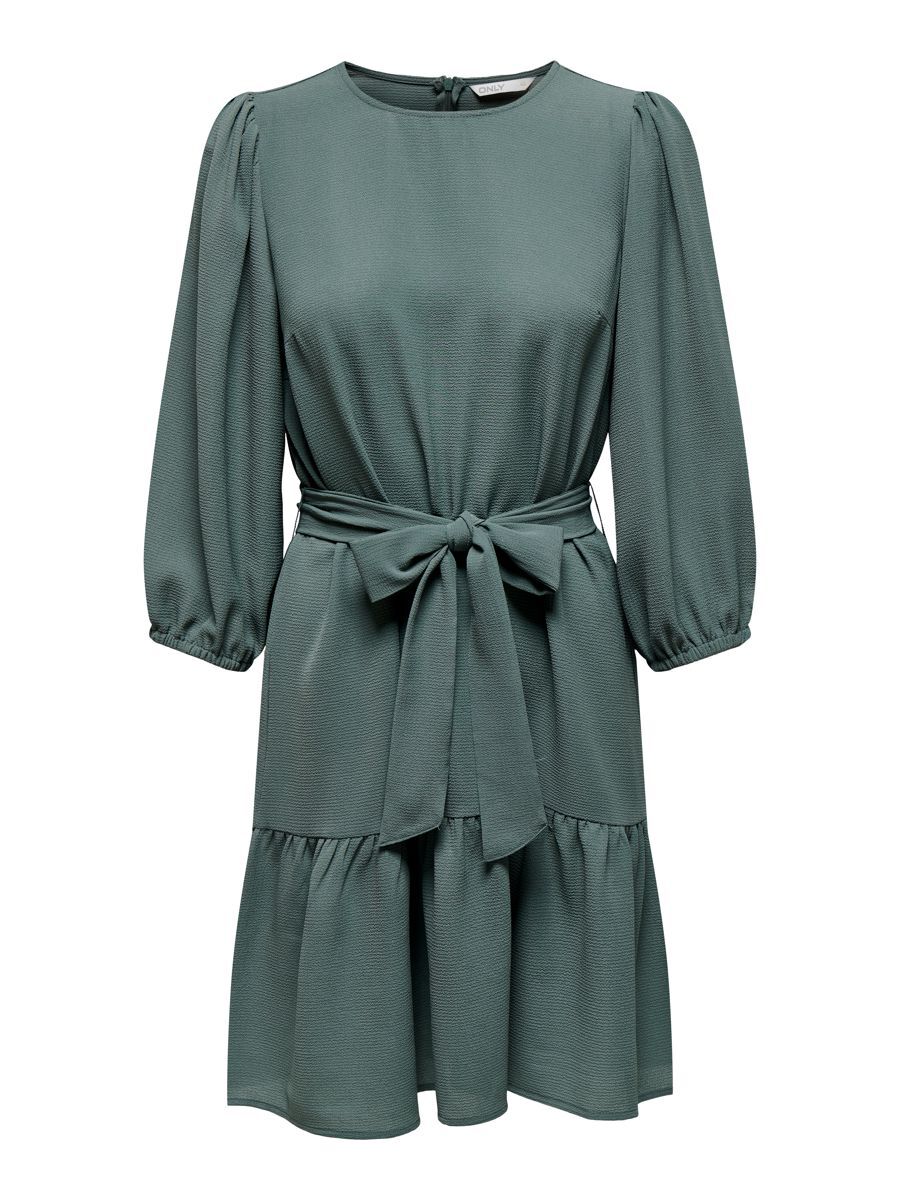ONLY Puffärmel Kleid Damen Grün günstig online kaufen