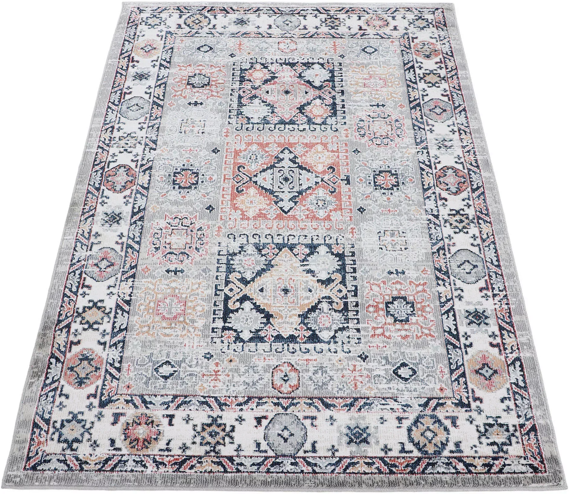 carpetfine Teppich »Vintage Kazach«, rechteckig, Orient Vintage Look günstig online kaufen