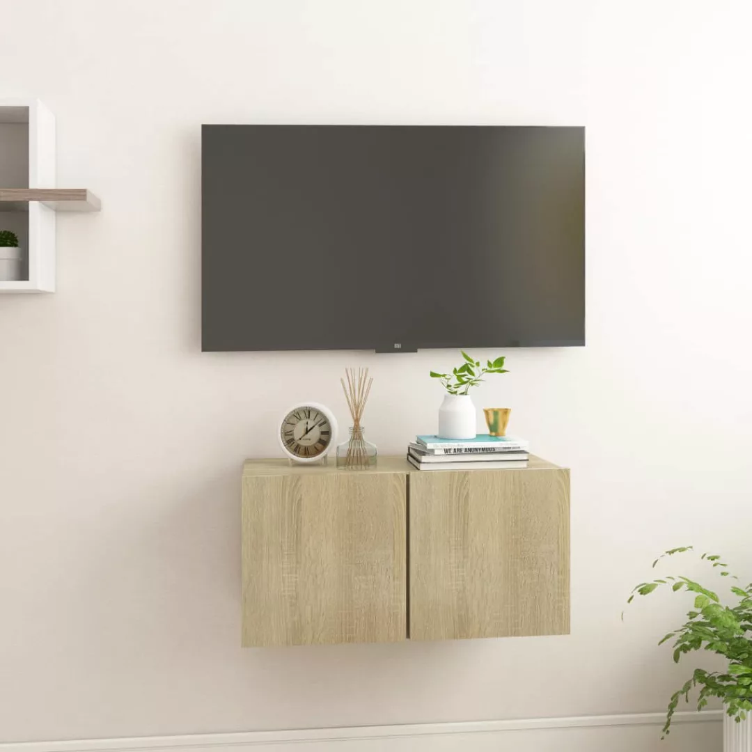 vidaXL TV-Schrank TV-Hängeschrank Sonoma-Eiche 60x30x30 cm günstig online kaufen