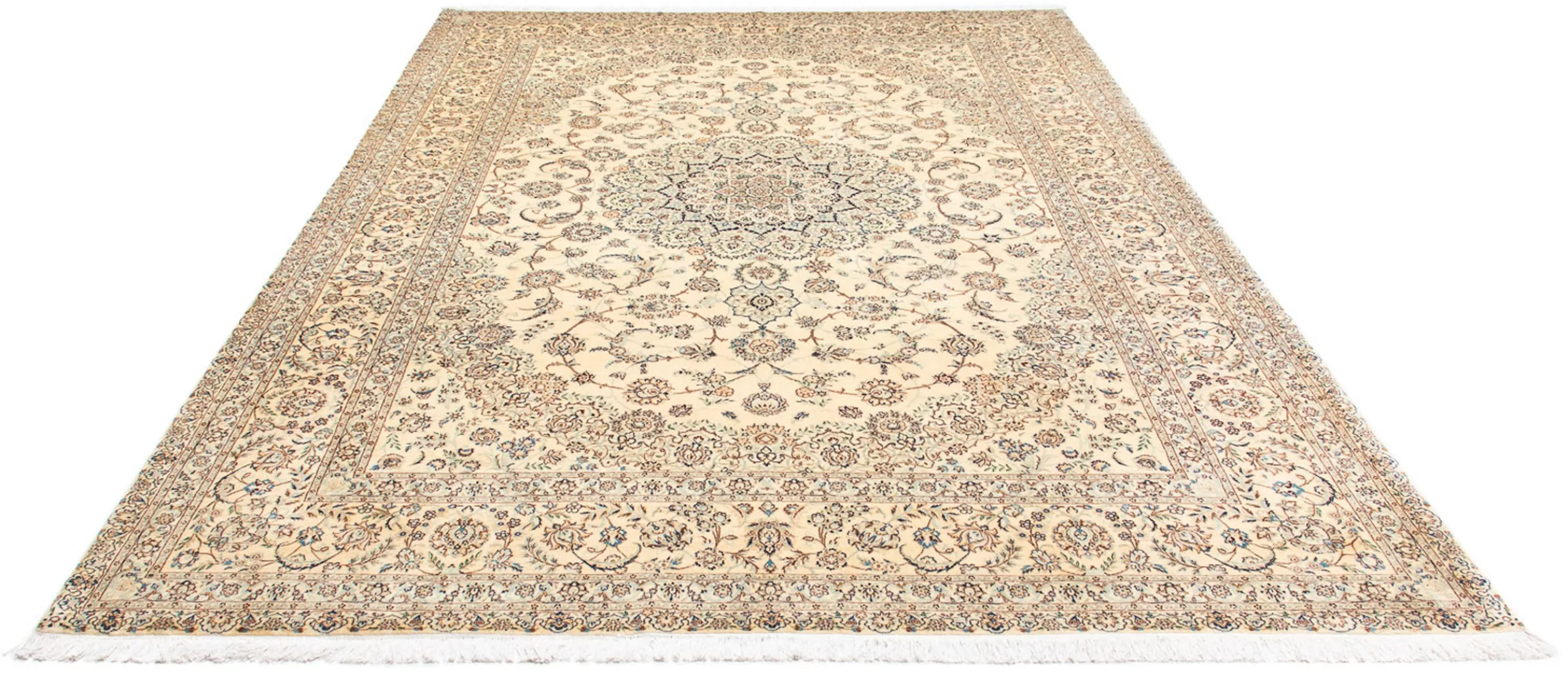 morgenland Orientteppich »Perser - Nain - Premium - 361 x 250 cm - beige«, günstig online kaufen