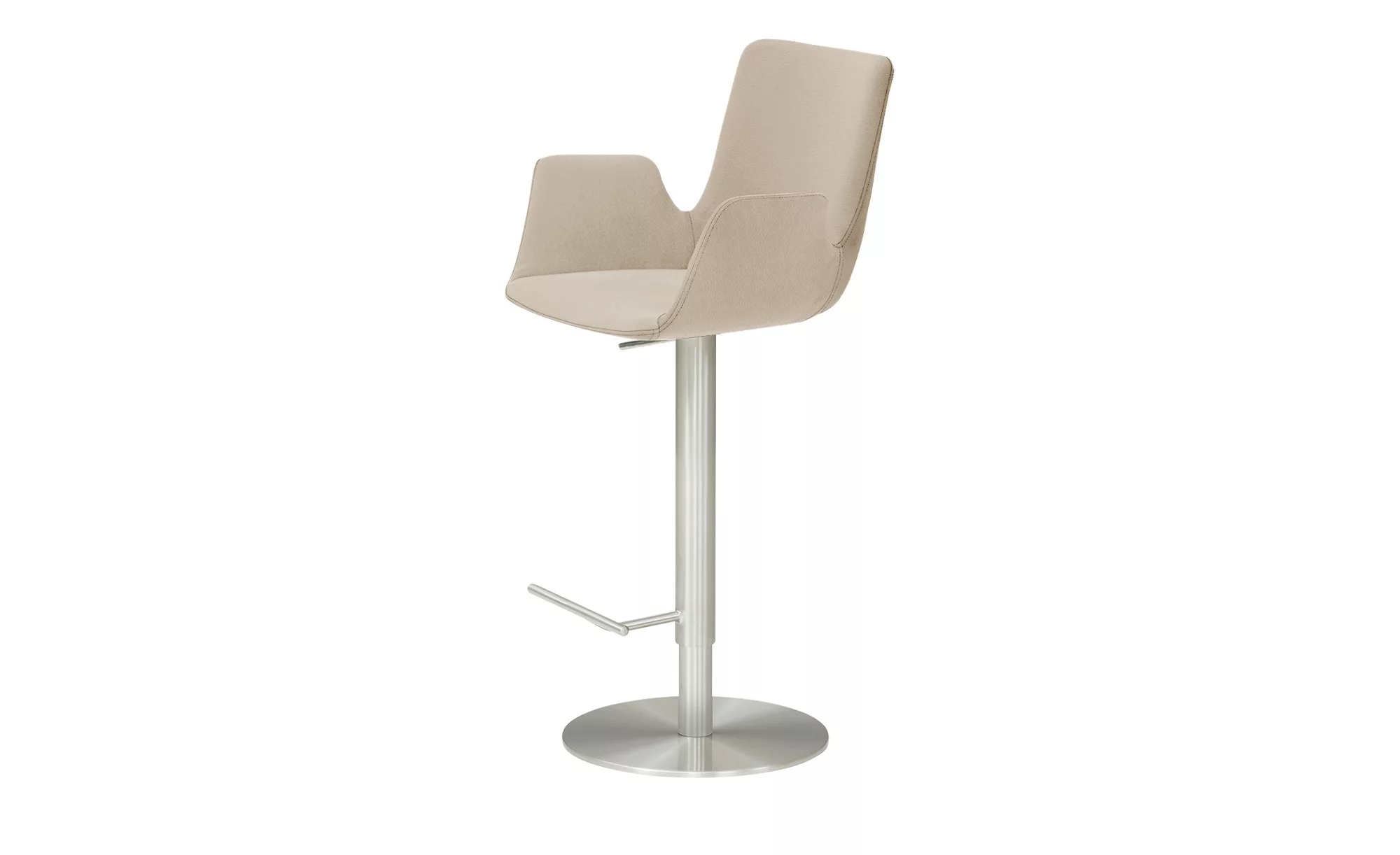 Barhocker  MyHelios ¦ beige ¦ Maße (cm): B: 52 T: 35 Stühle > Barhocker - H günstig online kaufen