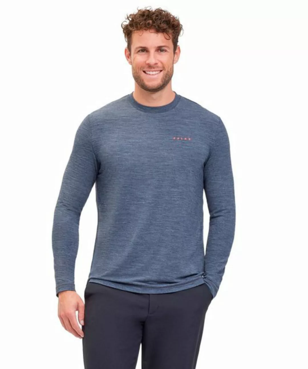 FALKE Langarmshirt aus thermoregulierender Merinowolle günstig online kaufen