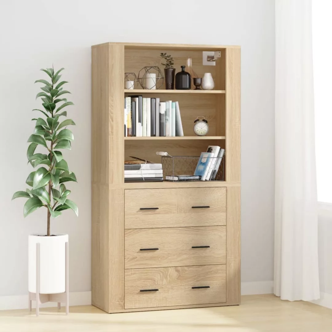 Vidaxl Highboard Sonoma-eiche Holzwerkstoff günstig online kaufen