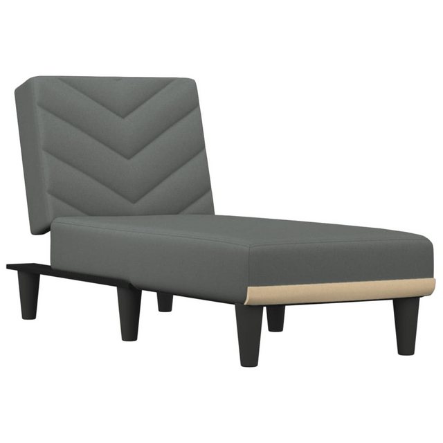 vidaXL Chaiselongue, Liegesofa Schwarz Stoff günstig online kaufen