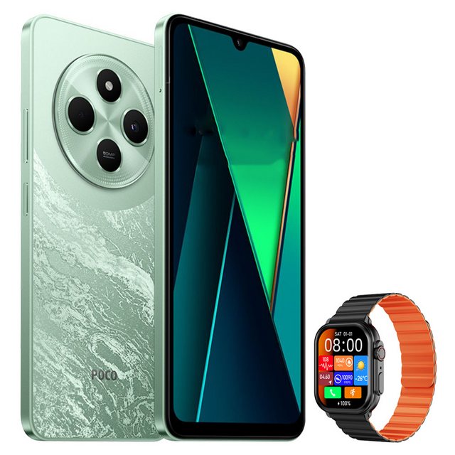 Xiaomi POCO C75 8+256GB Smartphone & Smartwatch Handy (6.88 Zoll, 50 MP Kam günstig online kaufen