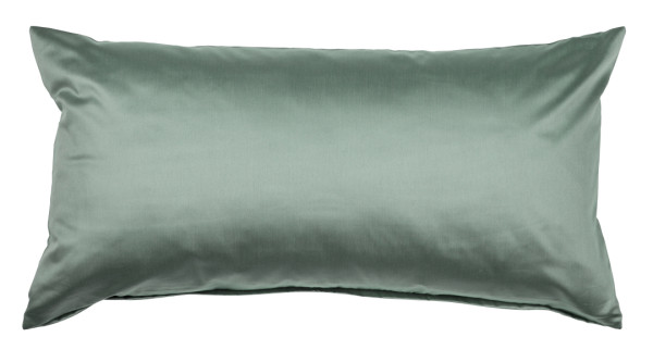Janine Janine Mako-Satin Bettwäsche Colors 31001 salbeigrün Größe:  40x80 c günstig online kaufen