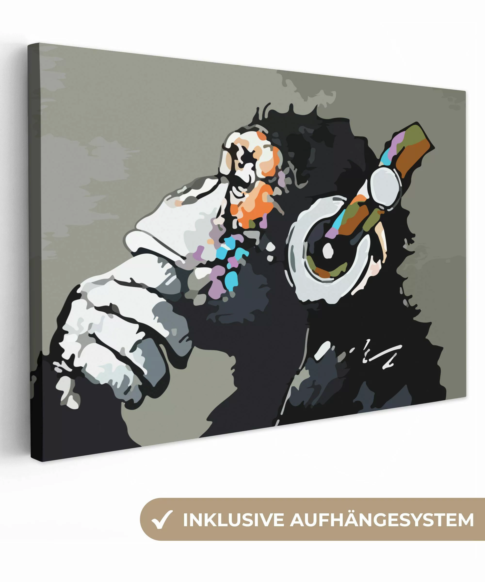 OneMillionCanvasses® Leinwandbild Kunstdrucke - Ölfarbenoptik - günstig online kaufen