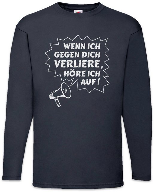 Urban Backwoods Langarmshirt Wenn Ich Gegen Dich Verliere Langarm T-Shirt S günstig online kaufen