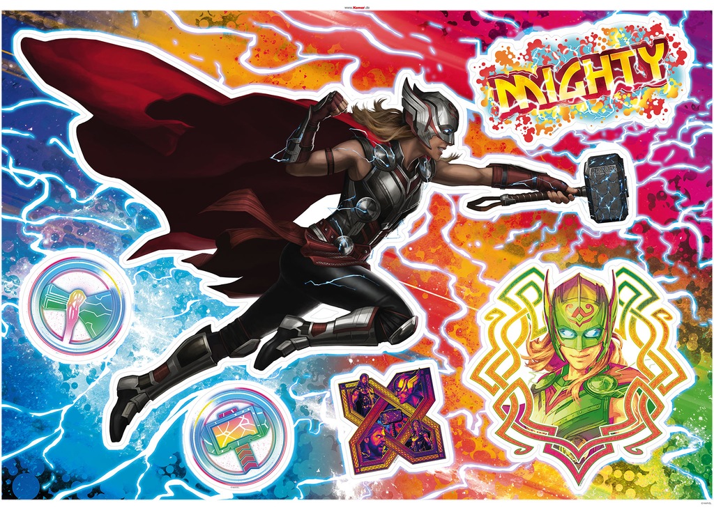 Komar Wandtattoo "Thor4 - Mighty Jane - Größe 100 x 70 cm", selbstklebend, günstig online kaufen