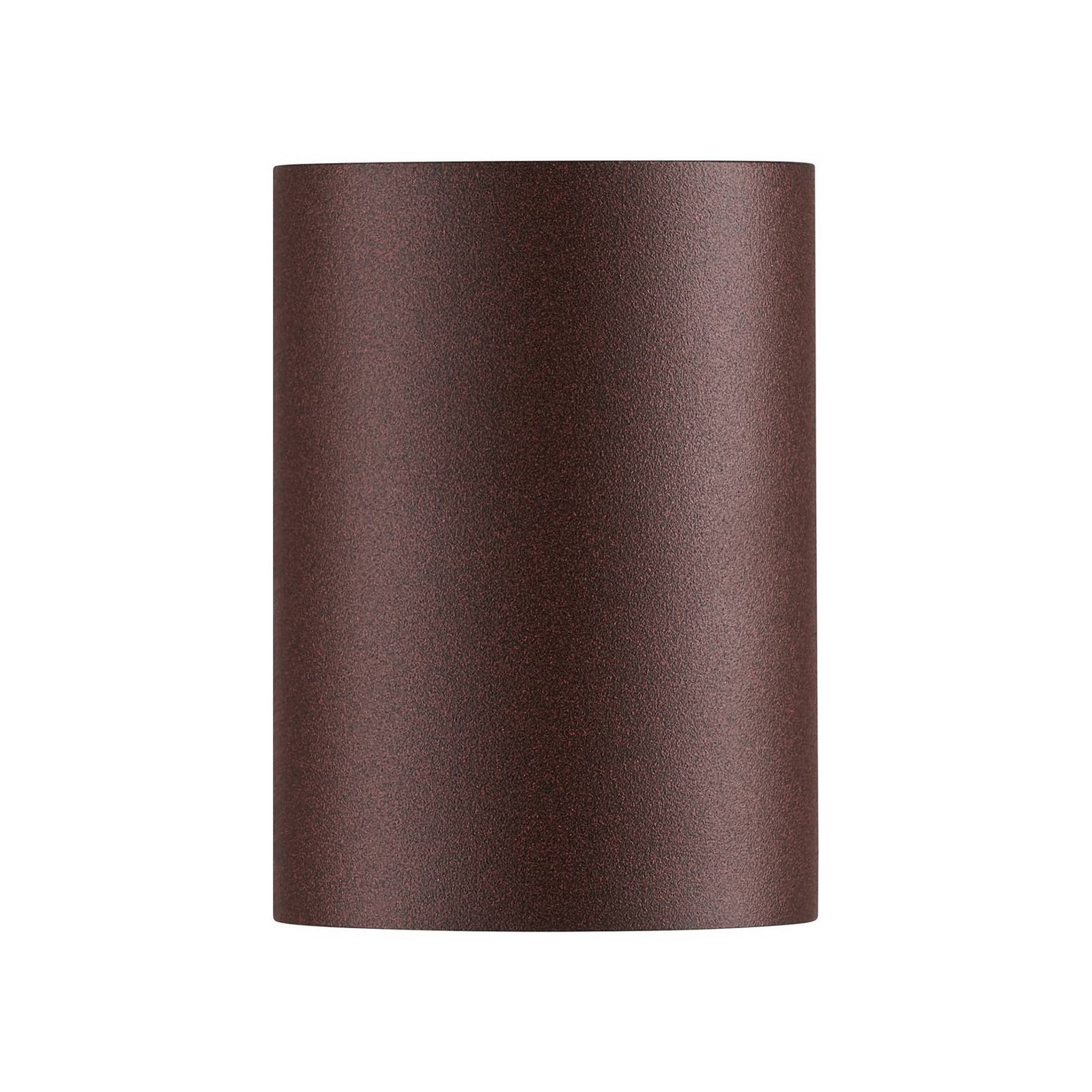 Außenwandleuchte Dion Single, rost, GU10, Aluminium, IP44 günstig online kaufen