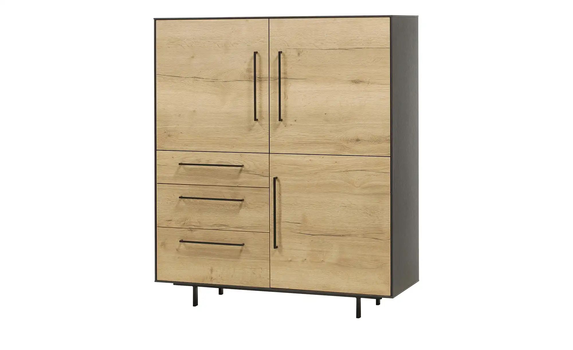 uno Highboard  Lecce ¦ holzfarben ¦ Maße (cm): B: 120 H: 142 T: 45.0 Kommod günstig online kaufen