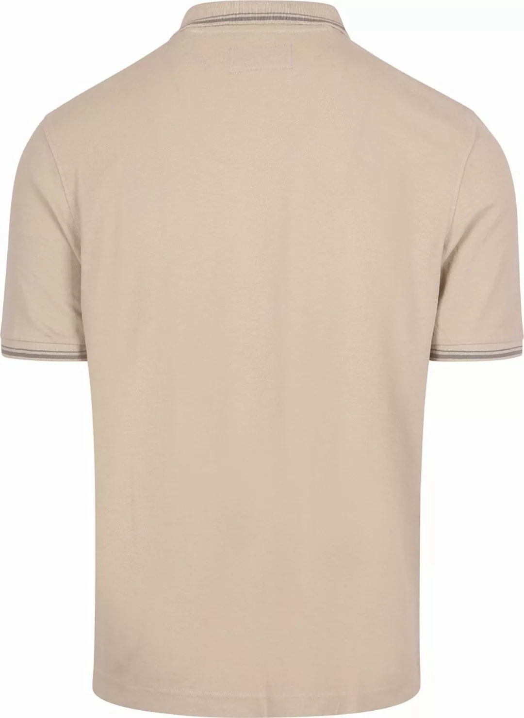 Marc O'Polo Poloshirt Solid Overdye Ecru - Größe M günstig online kaufen