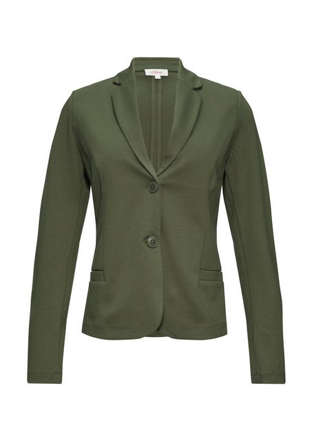 s.Oliver Jackenblazer Jersey-Blazer mit Twillstruktur günstig online kaufen