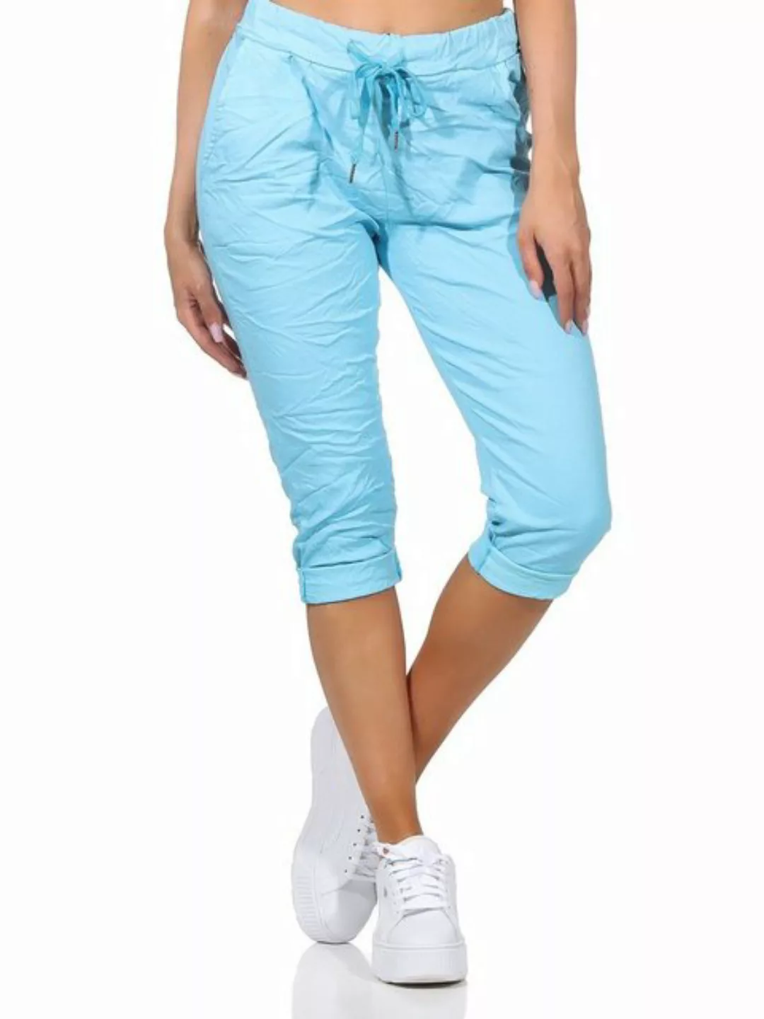 Aurela Damenmode 7/8-Hose Damen Sommerhose Capri Jeans Kurze Hose Bermuda i günstig online kaufen