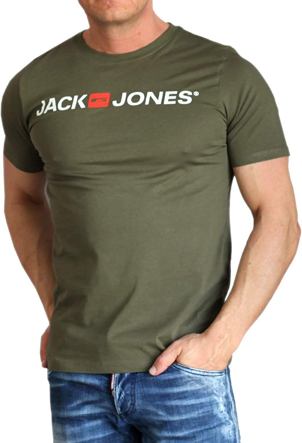 Jack & Jones T-Shirt Stilvolles Slim-Fit günstig online kaufen