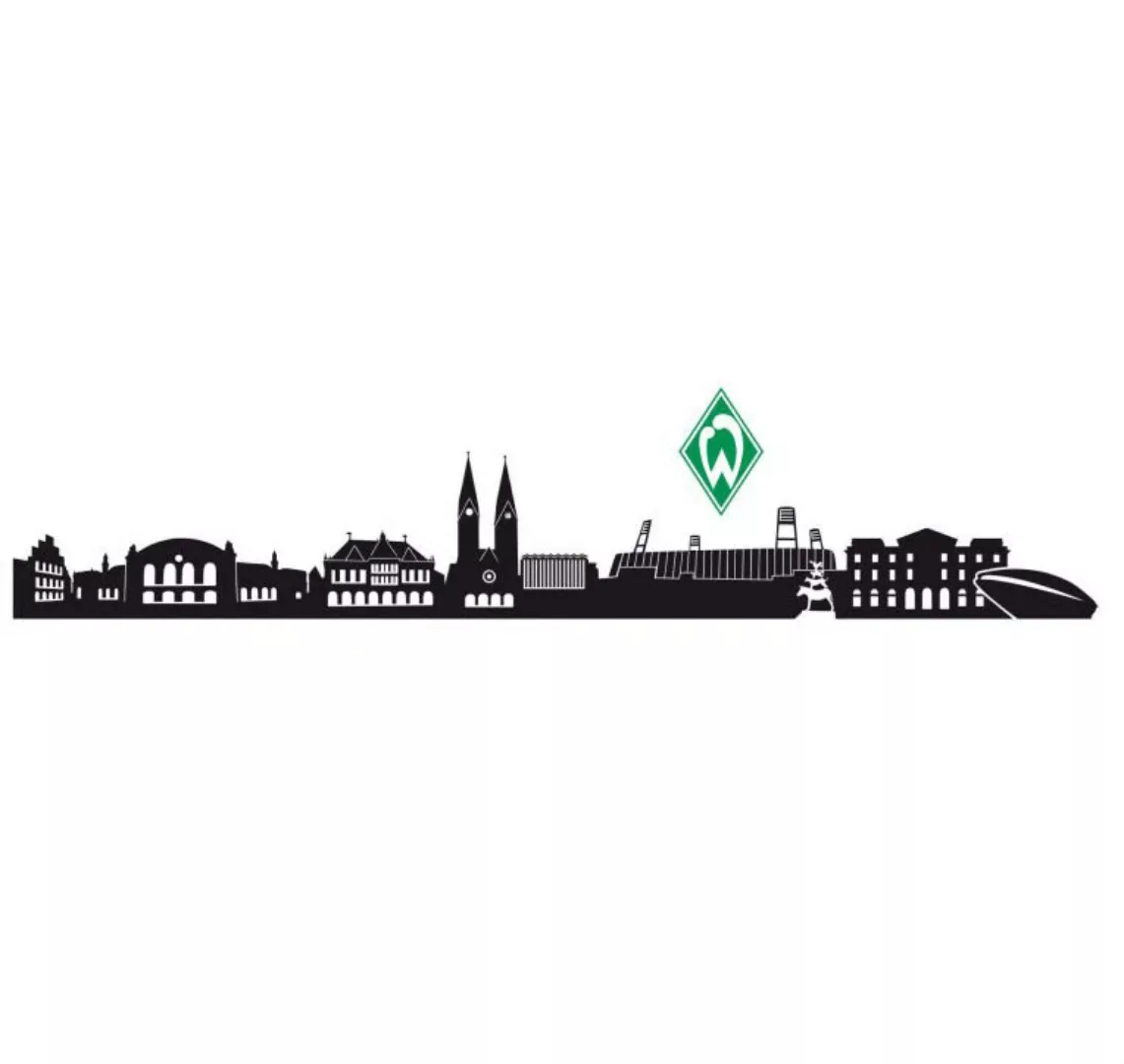 Wall-Art Wandtattoo "Fußball Werder Bremen Logo", (1 St.), selbstklebend, e günstig online kaufen